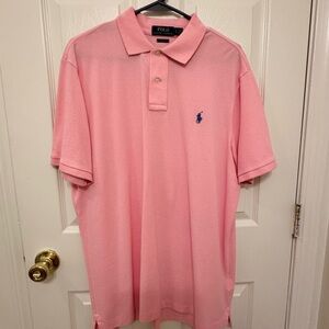 Ralph Lauren Pink Polo Shirt for Men